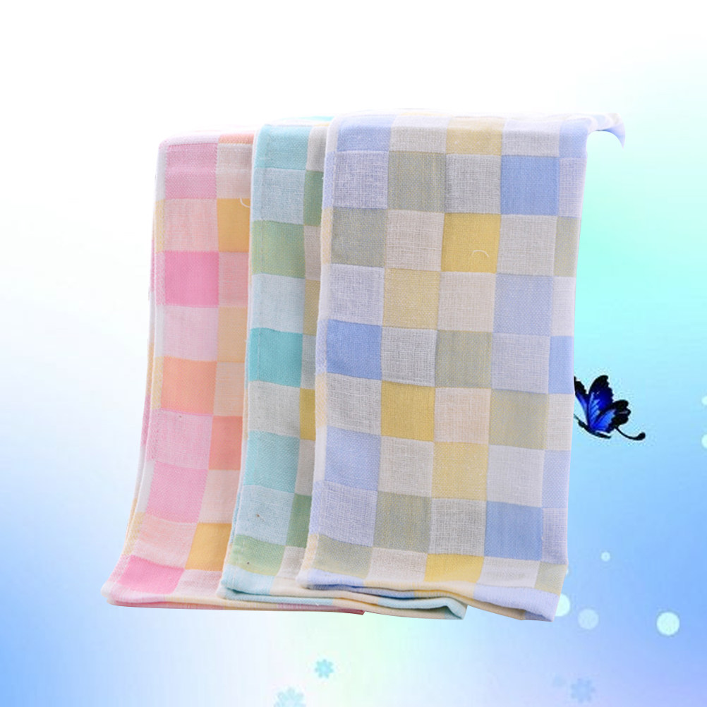 Home Textiles Towel Set - 3 Stück Doppellagige Mulltücher aus Reiner