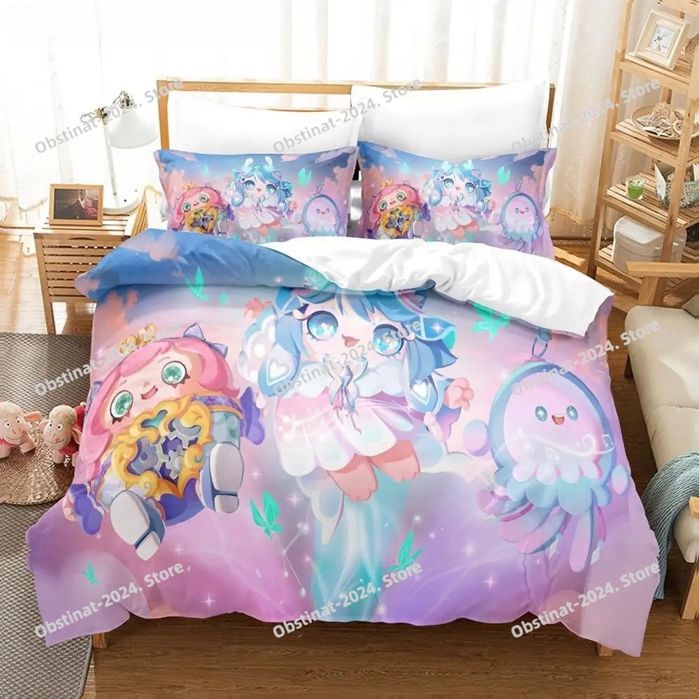 Linen Duvet Cover - Heimtextilien Eggy Party Bettwäsche-Set Kissenbezüge Single