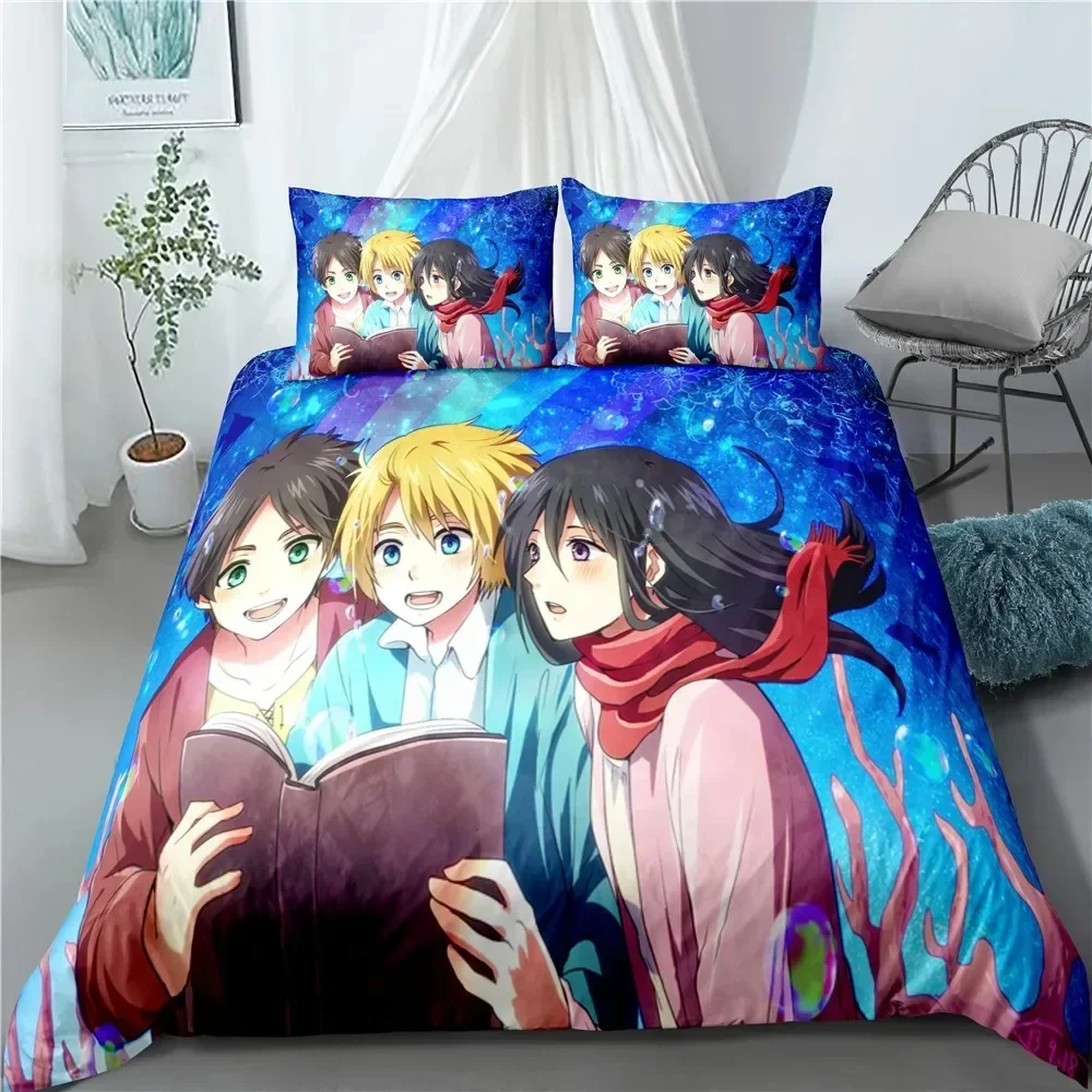 Modische Anime Attack on Titan – Linen Duvet Cover Bewertung und Preis