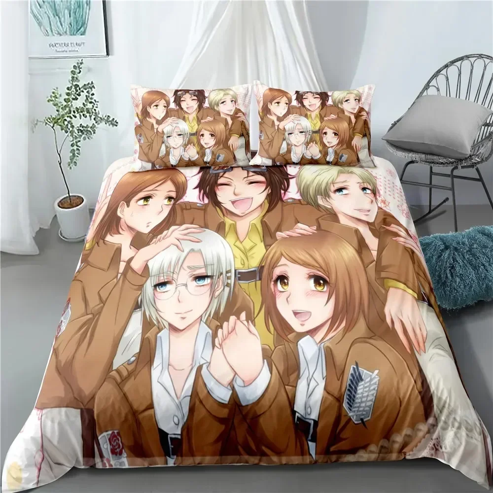 Modische Anime Attack on Titan – Linen Duvet Cover Bewertung und Preis