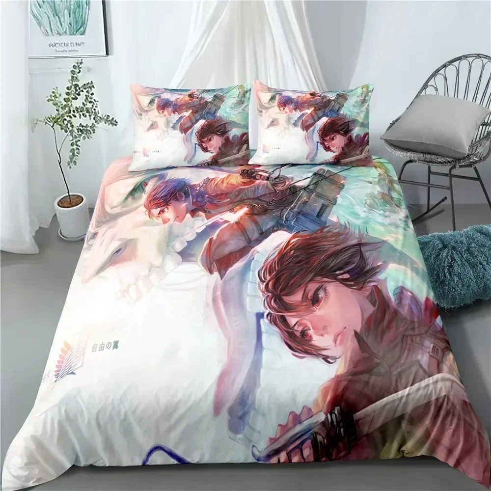 Modische Anime Attack on Titan – Linen Duvet Cover Bewertung und Preis