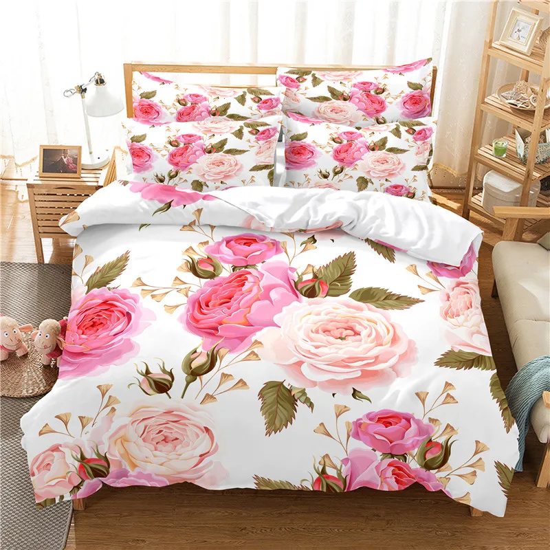 Blumen Bettwäsche Set Bettbezu – Linen Duvet Cover Bewertung und Preis