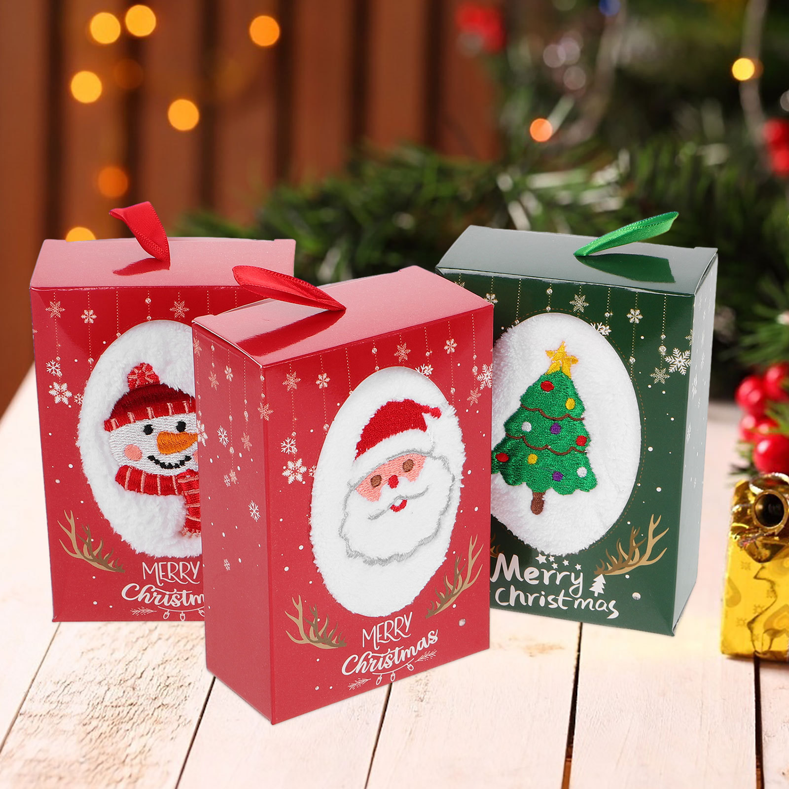 3-teiliges Weihnachts-Handtuch – Home Textiles Towel Set Bewertung und Preis
