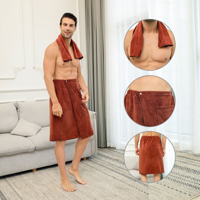 1 Set Mann Tragbar Mikrofaser  – Home Textiles Towel Set Bewertung und Preis