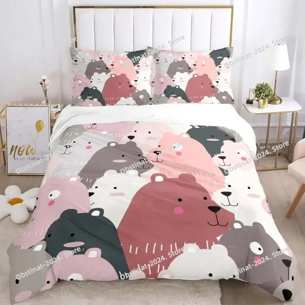 Cartoon Tiere Bettwäsche-Sets  – Linen Duvet Cover Bewertung und Preis