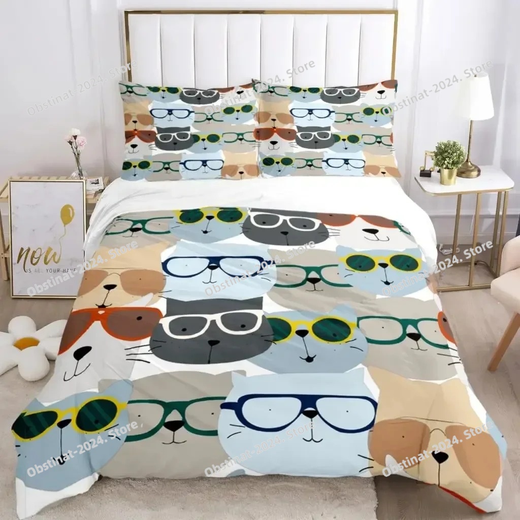 Cartoon Tiere Bettwäsche-Sets  – Linen Duvet Cover Bewertung und Preis