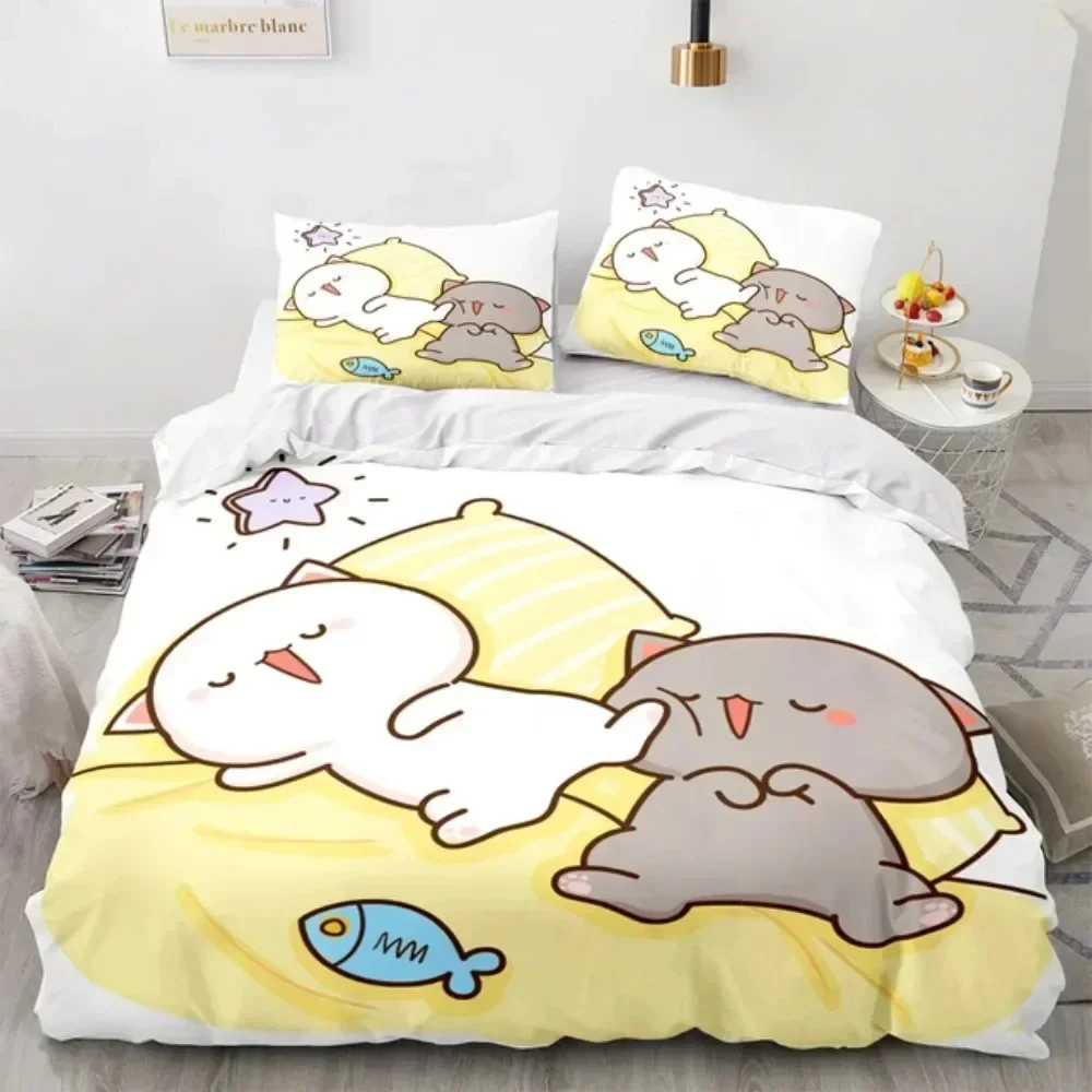 3D Cartoon Niedliche Pfirsich- – Linen Duvet Cover Bewertung und Preis