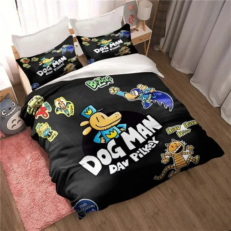 DOG MAN Niedliches Cartoon-Mus – Linen Duvet Cover Bewertung und Preis