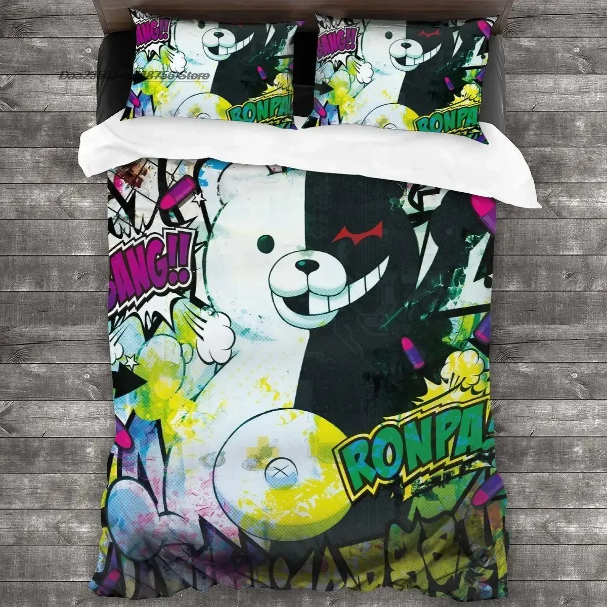 3D-Druck-Cartoons Danganronpa  – Linen Duvet Cover Bewertung und Preis